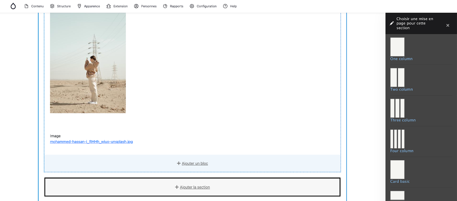 interface layout builder